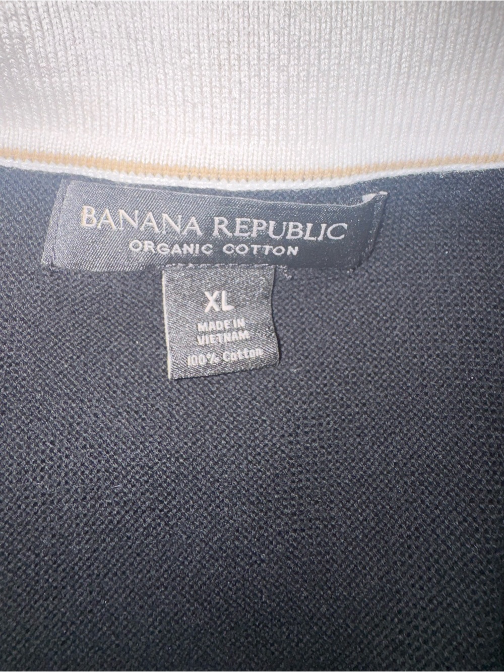 Banana Republic Black and White Vertical Stripe Button-Front Shirt - Picture 5 of 6